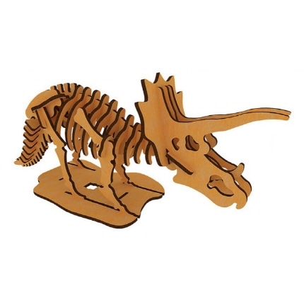 트리케라톱스 일반형. 공룡 만들기 퍼즐 온핸드20