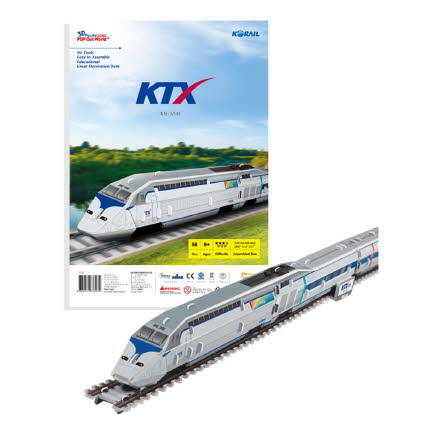 3D퍼즐 운송수단 KTX 열차 모형만들기 온핸드33