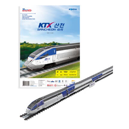 3D퍼즐 운송수단 KTX-산천 열차 모형만들기 온핸드33