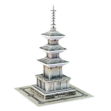 3D퍼즐 한국사 석가탑 대형 모형만들기 온핸드33