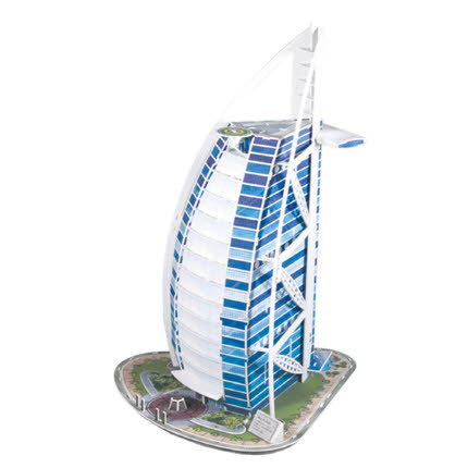 3D퍼즐 세계건축물모형 두바이 버즈 알 아랍 온핸드33