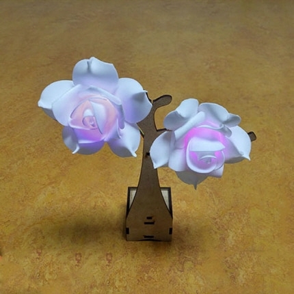 LED 장미꽃 나무 조명등 만들기. 온핸드20